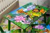 HTI-Living Kindersitzgruppe Kindertisch Set mit 2 Stühlen farbenfroh, (Set, 1 Tisch, 2 Stühle), Kindertischgruppe mit 2 Stühlen bunt Dino Motiv Bild 2