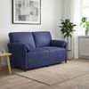 vidaXL 2-Sitzer Sofa Polizeiblau 158 x 83 x 95 cm Samt 42033965 Bild 1