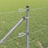 vidaXL Schweißdrahtzaun mit Spikes 100 x 0,5 m Verzinkter Stahl Silber 3352018 Bild 5