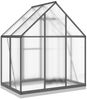 vidaXL Gewächshaus mit Fundamentrahmen Anthrazit 169x114x202 cm Alu 4005827 Bild 5