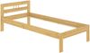 Erst-Holz Einzelbett 80x200 cm, inkl. Rollrost, natur Bild 3
