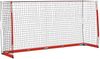 vidaXL Fußballtor, Stahl / Fiberglas rot, 366,5x183 cm Bild 2
