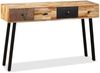 vidaXL Konsolentisch Recyceltes Teak Massiv 120 x 30 x 76 cm 245403 Bild 2