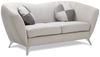 Sofa 2-Sitzer ELISABETH Polyesterstoff Hellbeige 190 x 85 x 90 cm Bild 2
