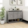 vidaXL Sideboard Betongrau 97x31x75 cm Holzwerkstoff 809534 Bild 3