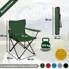 Coemo 4er-Set faltbarer Campingstuhl Faltstuhl mit Tragetasche in Grün Bild 5