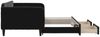 vidaXL Tagesbett Ausziehbar mit Schubladen Schwarz 90x190 cm Samt 3197126 Bild 4