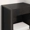 vidaXL Bücherregal Schwarz Eichen-Optik 40 x 30 x 86,5 cm 886360 Bild 4