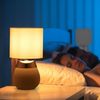 Relaxdays Tischlampe mit Stoffschirm 2er Set Bild 2