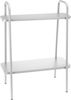 Koopman Blumenständer Pflanzenregal Blumenregal Ständer Metall Grau 66x50x26 cm (1 St), Pflanzenregal, Topfregal, Blumenregal, 2 Ebenen, Pflanzen Bild 4
