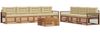 vidaXL Outdoor-Sofagarnitur mit Kissen 8 pcs Natur und Beige 3373153 Bild 2