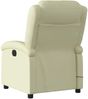 vidaXL Massagesessel Elektrisch Creme Echtleder 3204260 Bild 5