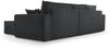 AX LIVING Dunkelgrau Cord Couch L Form – Cedria Wohnlandschaft 287cm Bild 5