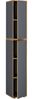 VCM Büroschrank Salia 920800 Anthrazit H. 183 x B. 30 x T. 33 cm Bild 2