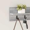 vidaXL Wandmontierter nachttisch Graues Sonoma 60 x 10,5 x 18 cm 874392 Bild 4