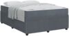 vidaXL Bettrahmen mit Matratze Dunkelgrau 140 x 200 cm Stoff 3398400 Bild 2