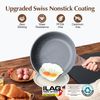Antihaft-Bratpfanne 28cm Granite Beschichtung Omelette-Pfanne Induktion Pan Bild 2