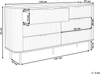 Kommode mit 6 Schubladen BRADLEY 81 cm Heller Holzfarbton Bild 2