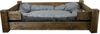 Kistenkolli Altes Land Allzweckkiste Hundebett Winston XXL Palisander mit Füßen optional mit Kissen 100x60x (Spar-Set) Bild 5