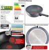 Tefal G13410 Cook Healthy Pfannenset | Wok 28 cm & Pfanne 30 cm | Induktionsgeeignet | TitanMineralia+ Antihaft | Thermo-Spot | Spülmaschinen- & Backofengeeignet | Ergonomische Griffe Bild 2