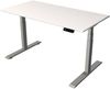 Kerkmann Smart Office Schreibtisch Sitz- Stehtisch 140x70x63-127 cm Gestell Silber Anthrazit Bild 5
