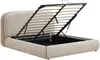 Vente-unique - ZORIMA Bett Stoff Beige - B 227 cm x H 110 cm x L 202 cm Bild 5