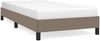 Bettgestell Taupe 100x200 cm Stoff [346700] Bild 2