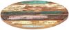 vidaXL Tischplatte Rund 50 cm 25-27 mm Altholz Massiv 286037 Bild 2