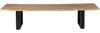 Sitzbank Baumkante 180 cm natur massiv Akazie schwarz 62088100 Bild 3