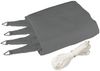 Windhager Sonnensegel Capri 4x4m grau Sonnenschutz UV-Schutz 50+ Sonnendach Bild 3