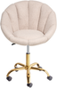 Schreibtischstuhl ANNABELLE Bouclé Beige Bild 5