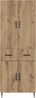 vidaXL Schrankset 2 pcs Artisan-Eiche 66 x 34,5 x 89,5 cm 3416672 Bild 4