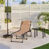 Yaheetech Feldbett 5-Stufig Verstellbarer Liegestuhl Klappbar & Tragbar Klappbett Gartenliege bis 120kg belastbar, klappbar Bild 3