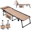Yaheetech Feldbett 5-Stufig Verstellbarer Liegestuhl Klappbar & Tragbar Klappbett Gartenliege bis 120kg belastbar, klappbar Bild 1
