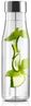 Eva Solo MyFlavour Karaffe, Wasserkaraffe, Glaskaraffe, Borrosilikat-Glas/Edelstahl/Silikon, Transparent, 1 L, 567483 Bild 2