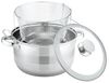 Frittiertopf Fritteuse Pommes Topf + Frittierkorb + Glasdeckel Cheffinger SS04 Bild 3