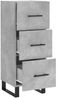 vidaXL Sideboard Betongrau 34,5x34x90 cm Holzwerkstoff 828632 Bild 5