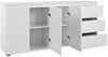 Sideboard BLANC Kommode Schrank MDF weiß mit Melamin Bild 5