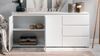 Sideboard BLANC Kommode Schrank MDF weiß mit Melamin Bild 4