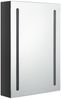 vidaXL LED-Spiegelschrank fürs Bad Glänzend Schwarz 50x13x70 cm 326496 Bild 3