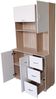 HTI-Living Hochschrank Küchenschrank Sonoma/Weiß Blanca (Stück, 1-St, 1 Schrank) Küchenbuffet Bild 3