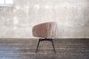 KAWOLA Esszimmerstuhl LIMA Drehstuhl Stoff hellbraun 80 x 60 x 57 cm Bild 5