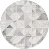 Carpet City Teppich ANTIK231, rund, Höhe: 10 mm, Kurzflor, 3D-Optik, Klassisch-Modern für Wohnzimmer, Schlafzimmer Bild 4