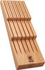 ZWILLING Messerhalter für Schubladen, Schubladen-Einsatz, Für 12 Messer, 41 x 15,5 x 4,8 cm, Holz Bild 4