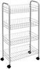 METALTEX 340104 Ascona Allzweckwagen mit 4 Etagen / Rollregal, Höhe 84 cm, Polytherm Bild 1