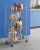 METALTEX 340104 Ascona Allzweckwagen mit 4 Etagen / Rollregal, Höhe 84 cm, Polytherm Bild 2