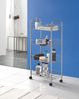 METALTEX 340104 Ascona Allzweckwagen mit 4 Etagen / Rollregal, Höhe 84 cm, Polytherm Bild 3