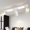 Nettlife Deckenstrahler 1/2/3/4 Flammig GU10 Modern Schwarze Deckenlampe Schwenkbar 350°, LED wechselbar, Warmweiß, Schwenkbar Flurlampe Metall für Schlafzimmer Küche Büro Bild 4