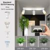 Nettlife Deckenstrahler 1/2/3/4 Flammig GU10 Modern Schwarze Deckenlampe Schwenkbar 350°, LED wechselbar, Warmweiß, Schwenkbar Flurlampe Metall für Schlafzimmer Küche Büro Bild 2