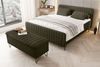 99rooms Lucio Boxspringbett mit Hocker Boucle-Stoff ANTHOLOGY Wintermoos 160x200 cm Bild 3